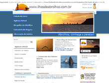 Tablet Screenshot of ilhasdeabrolhos.com.br